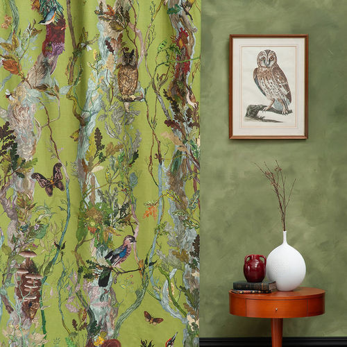 Tissu d'ameublement - INDIE WOOD - Timorous Beasties - pour rideaux / à motif / motif animal