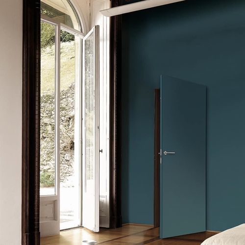 Porte d'intérieur - Surface k (rasomuro) Microresine Kerakoll - TreP Srl - en MDF / en aluminium / battante