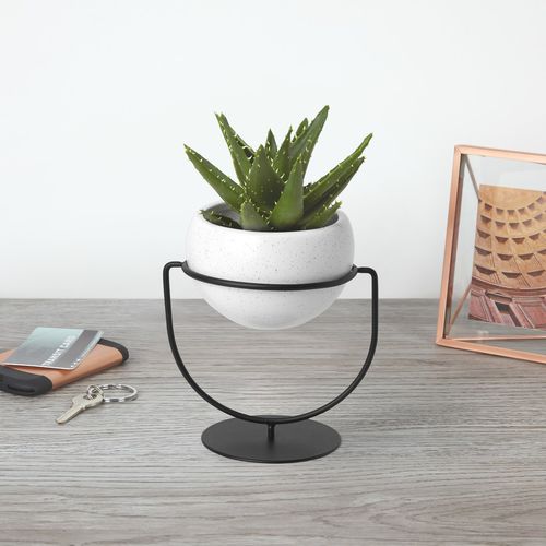 Pot de jardin en céramique - NESTA  - Umbra - rond / résidentiel