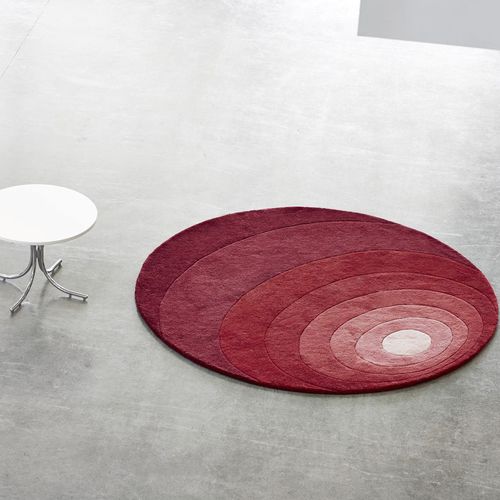 Tapis contemporain - LUNA - VerPan - géométrique / en laine de Nouvelle Zélande / rond