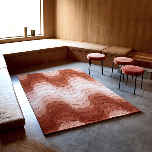 Tapis contemporain - WAVE - VerPan - à motif géométrique / en laine de Nouvelle Zélande / rectangulaire