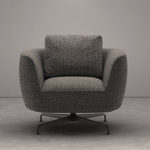 Fauteuil contemporain - Andes  - Wittmann - en tissu / en cuir / en métal