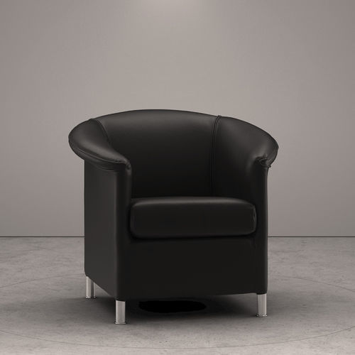 Fauteuil classique - Aura  - Wittmann - en tissu / en cuir / en métal