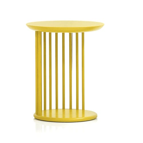 Table d'appoint contemporaine - Sticks  - Wittmann - en métal / avec piètement en métal / ronde