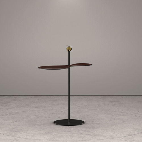 Table d'appoint contemporaine - Helice  - Wittmann - en métal / avec piètement en métal / résidentielle