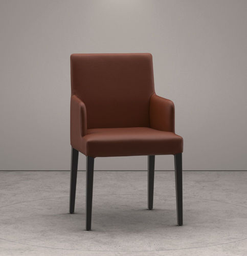 Chaise de salle à manger contemporaine - Nils  - Wittmann - d'intérieur / en tissu / en cuir