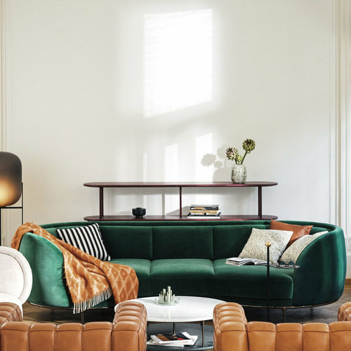 Canapé contemporain - Vuelta Lounge Island - Wittmann - en tissu / en cuir / avec accoudoirs