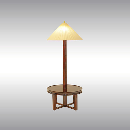 Lampe sur pied - WW-19 20319 - Woka Lamps Vienna - en soie / en bois / classique