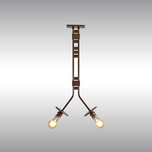 Suspension - DIE ZEIT 21614 - Woka Lamps Vienna - en laiton / classique / d'intérieur