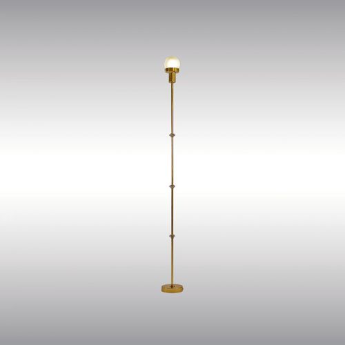 Lampe sur pied - TRACK 21108 - Woka Lamps Vienna - en laiton / en verre / en verre soufflé