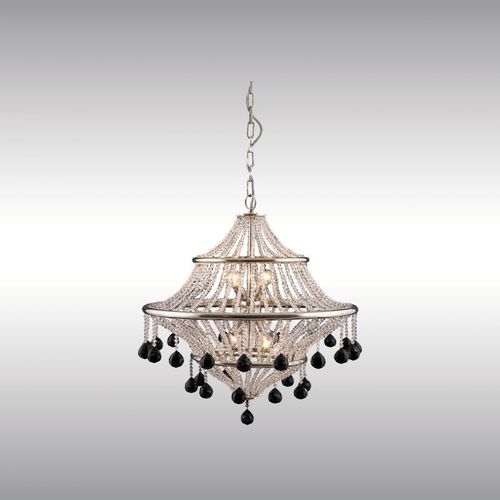 Lustre classique - WERKBUND 20803 - Woka Lamps Vienna - en cristal / en laiton / à LED