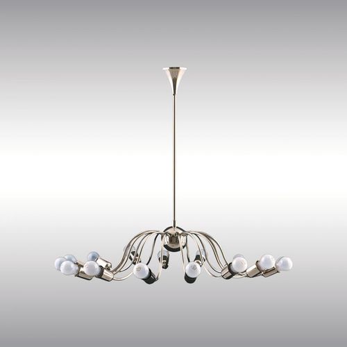 Lustre contemporain - JOSEFSTADT 9849 - Woka Lamps Vienna - en laiton / candélabre / par Josef Hoffmann