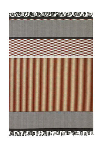 Tapis contemporain - SAN FRANCISCO - Woodnotes - à rayures / en fibre de papier / rectangulaire