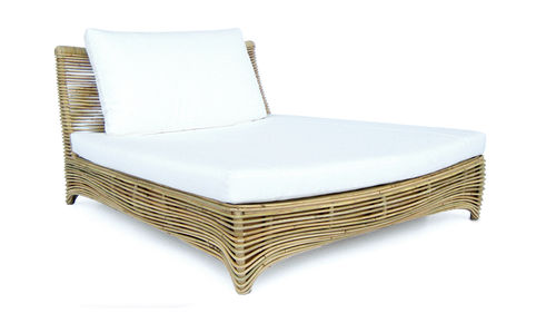 Chaise longue contemporaine - DALAI SPA - Yothaka - en bambou / blanche