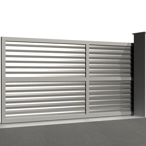 Portail coulissant - MOZART C003 - Gates-Creations - droit / gauche / en aluminium