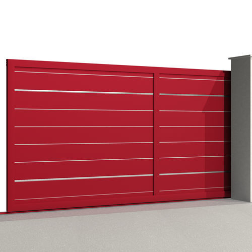 Portail coulissant - CHOPIN C002 - Gates-Creations - droit / gauche / en aluminium