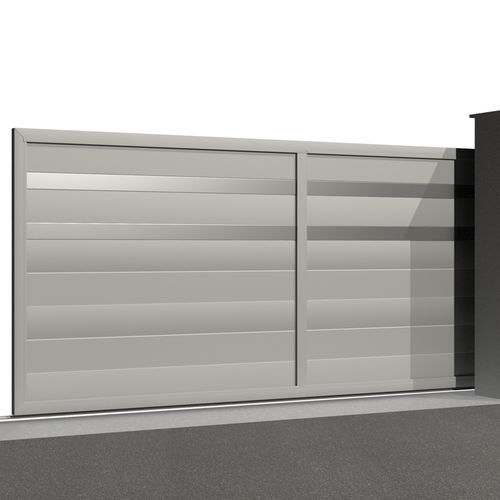 Portail coulissant - GRACE C005 - Gates-Creations - droit / gauche / en aluminium