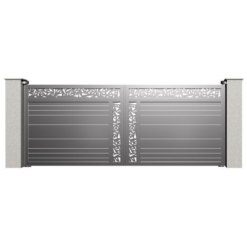 Portail battant - City LISBONNE B017 - Gates-Creations - droit / gauche / en aluminium