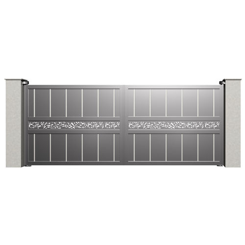 Portail battant - City LONDRES B021 - Gates-Creations - droit / gauche / en aluminium