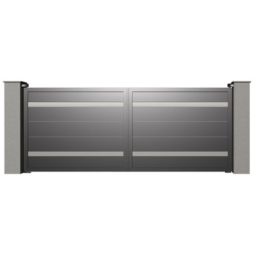 Portail battant - STYLE B008 - Gates-Creations - droit / gauche / en aluminium