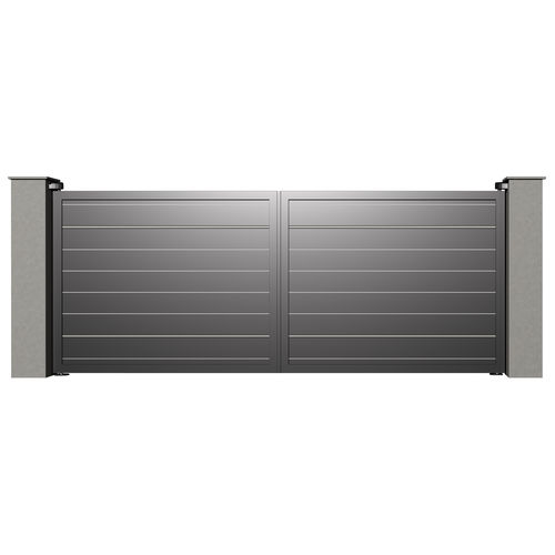 Portail battant - CHOPIN B002 - Gates-Creations - droit / gauche / en aluminium