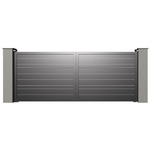 Portail battant - VERNE B011 - Gates-Creations - droit / gauche / en aluminium