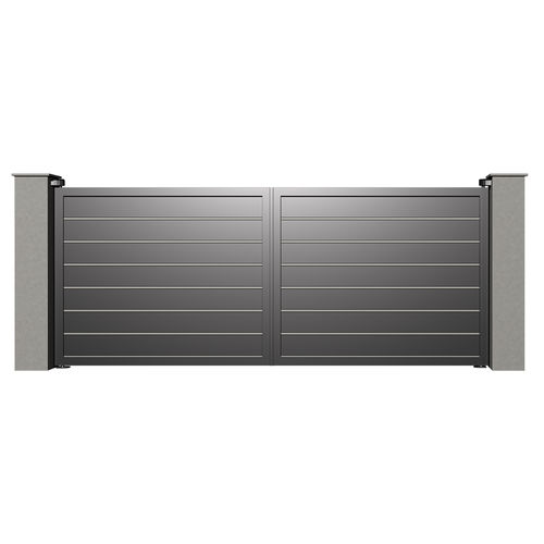 Portail battant - BALZAC B031 - Gates-Creations - droit / gauche / en aluminium