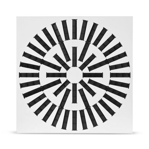 Diffuseur d'air de plafond - DRC - SAMOVENT TECHNIK,S.L - carré / en acier / professionnel