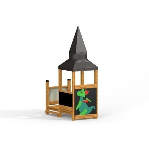 Cabane pour enfant pour aire de jeux - BABY DRAGON  - Lars Laj - au sol