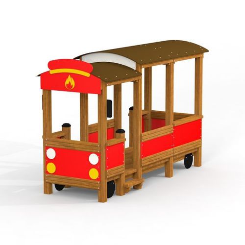 Véhicule pour aire de jeux - FIRE BRIGADE CAR  - Lars Laj