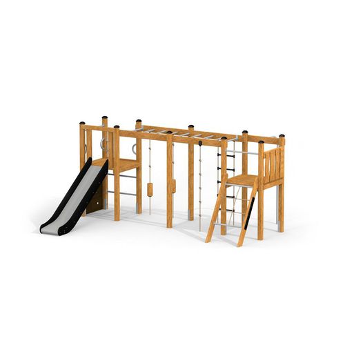 Grimpeur pour aire de jeux - ZEBRA  - Lars Laj - avec toboggan