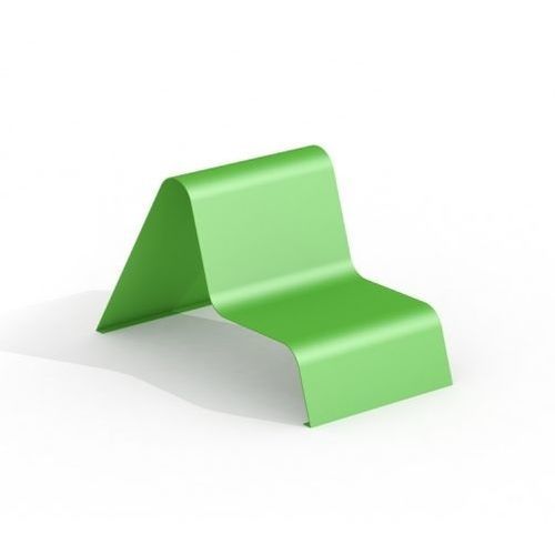 Fauteuil contemporain - 17160   - Lars Laj - en tôle / en acier / vert