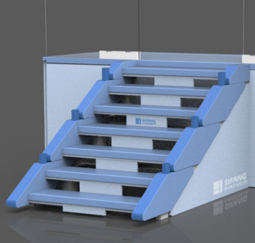 Escalier de piscine en composite - Jiangyin Sifang Swimming Rehabilitation Industry Co., Ltd.
