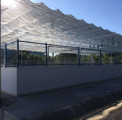 Abri de piscine haut - Jiangyin Sifang Swimming Rehabilitation Industry Co., Ltd. - coulissant / en acier / en PE
