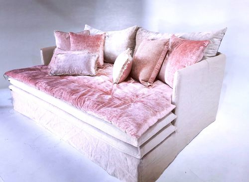 Canapé lit - MADEMOISELLE - MILLE ET UNE NUIT XL - BERENGERE LEROY - contemporain / en velours / en coton