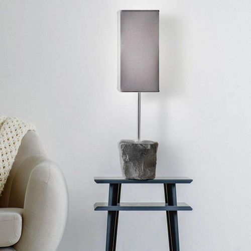 Abat-jour contemporain - PIAZZA NAVONA - Aeterna Design Srl - en coton / en acier / fait main