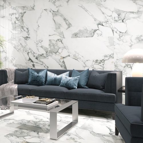 Carrelage en grès cérame - CORCHIA - ETILE / ELAM - poli / d'intérieur / de salon