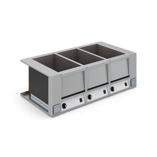 Comptoir de cuisine - THERMA DRY - HUPFER - en inox / modulable