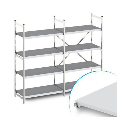 Rayonnage professionnel - 061000412BL - HUPFER - de marchandise / vertical / en aluminium anodisé