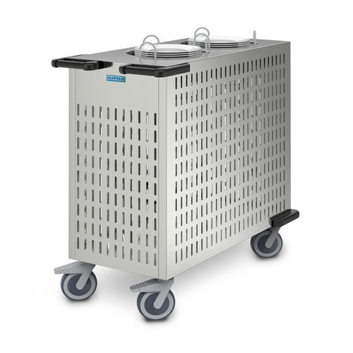 Chariot de vaisselle - 0162807 - HUPFER - pour restaurant / en acier inox / en plastique