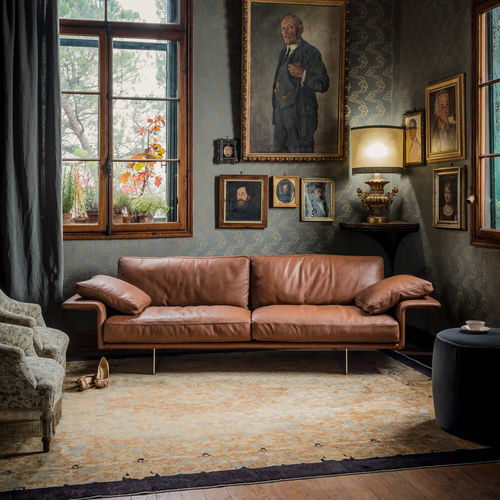 Canapé modulable - Alato - Black Tie - contemporain / en tissu / en cuir