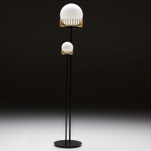 Lampe sur pied - Lucy - Black Tie - en métal / en verre / contemporaine