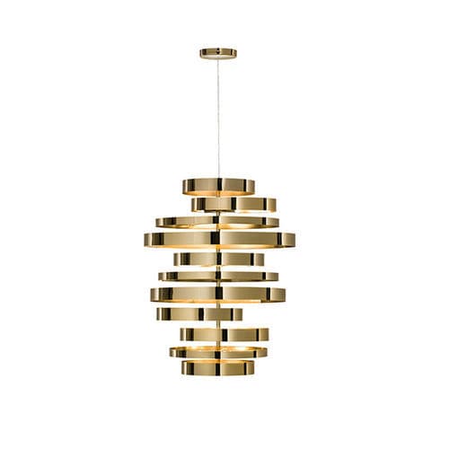 Suspension - Olimpia - Black Tie - en acier inoxydable / design original / d'intérieur