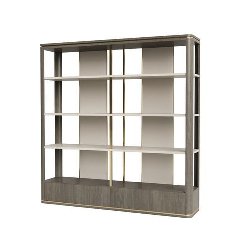 Bibliothèque contemporaine - bondi - Ana Roque - en bois laqué / en métal