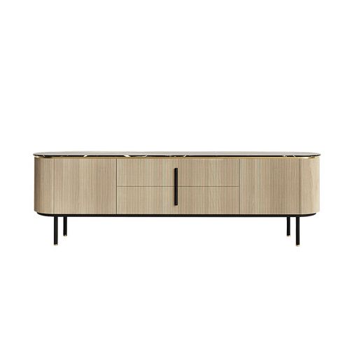 Buffet contemporain - foz - Ana Roque - en bois / en métal / en marbre