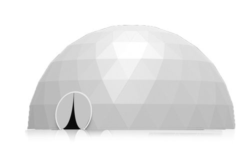 Dôme pour éclairage naturel en acier - 12M - Shelter Dome - en PVC / courbé / transparent