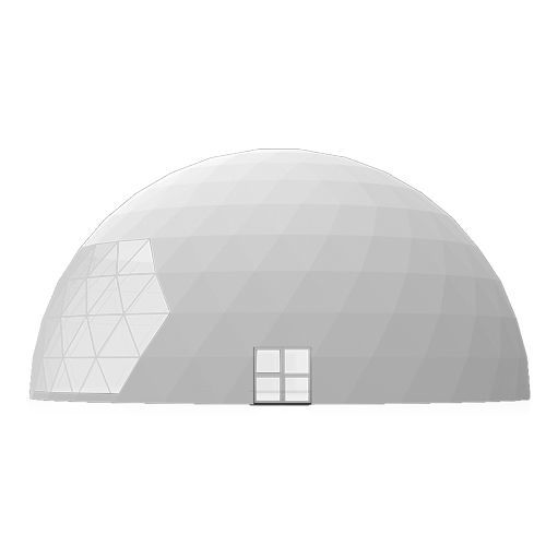 Dôme pour éclairage naturel en acier - 25M - Shelter Dome - en PVC / courbé / transparent