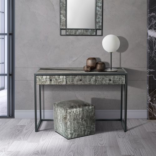 Coiffeuse contemporaine - BILLY - Stone International - en métal / en pierre naturelle / monoplace