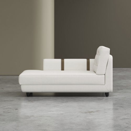 Méridienne contemporaine - LAMBER - Gems Barcelona - en tissu / en bois / avec piètement en hêtre