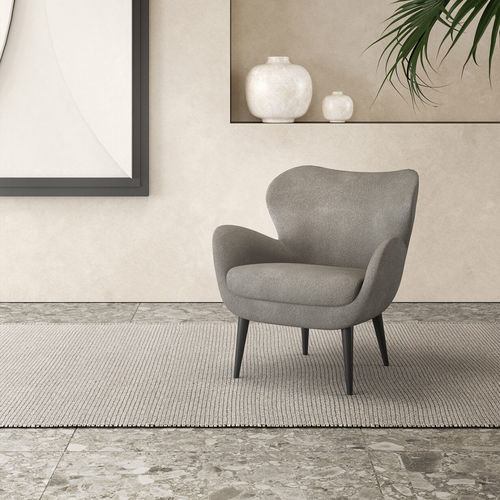 Fauteuil contemporain - NEO - Gems Barcelona - en tissu / en acier / avec coussin amovible